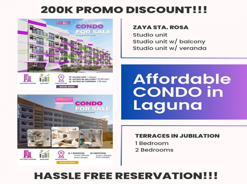 Zaya Suites Condo For Sale In Sta. Rosa Laguna