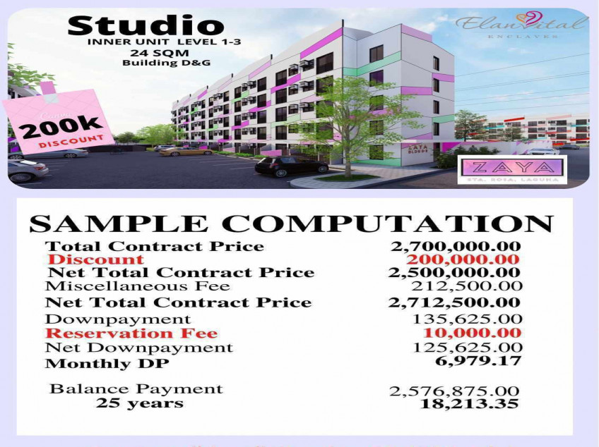 Zaya Suites Condo For Sale In Sta. Rosa Laguna