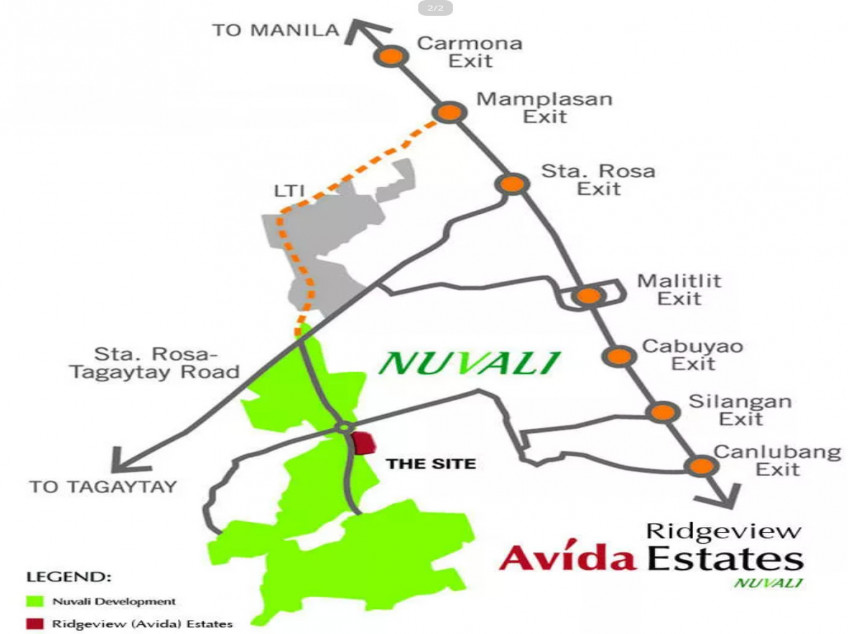 Lot For Sale - Ridgeview Estates Sta Rosa Laguna Nuvali