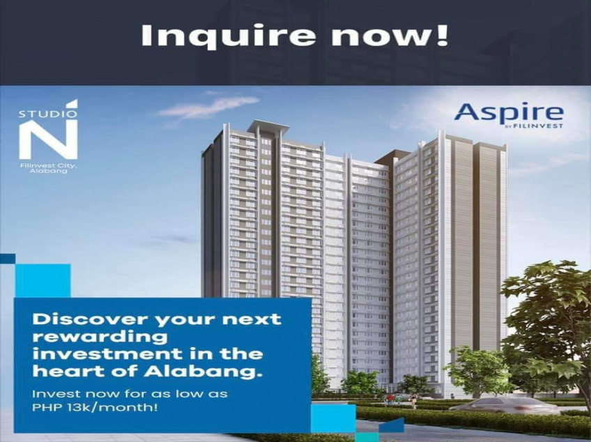Pre-Selling High Rise Condo In Aspire By Filinvest