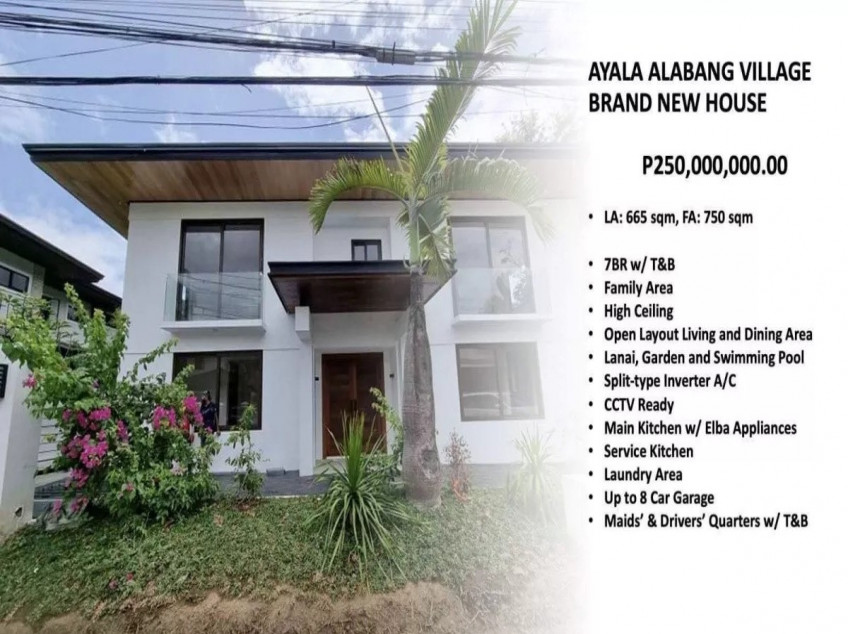Ayala Alabang Village Brand New House & Lot for Sale In Ayala Alabang Muntinlupa