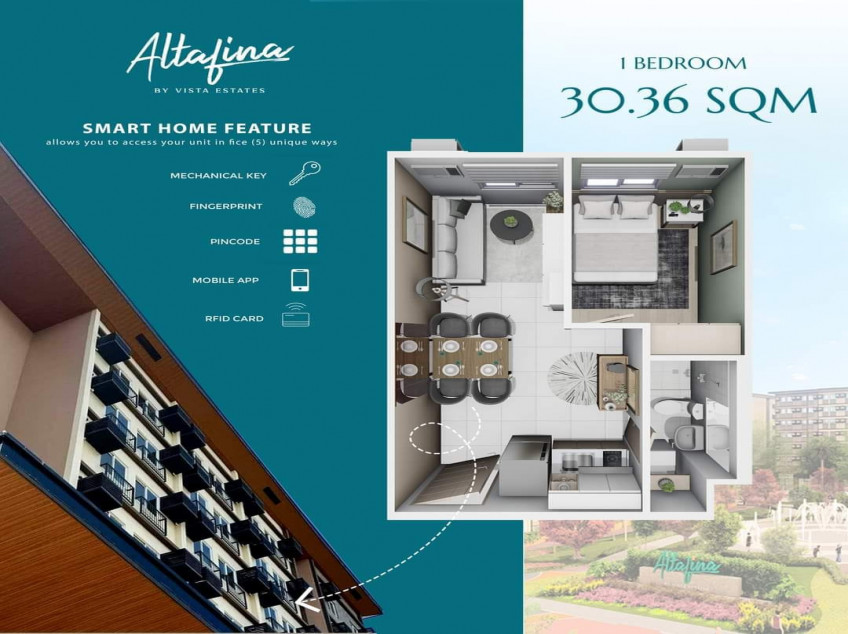 (Pre-Selling) 1 BR/1TB Unit For Sale At Altafina By Vista Estates