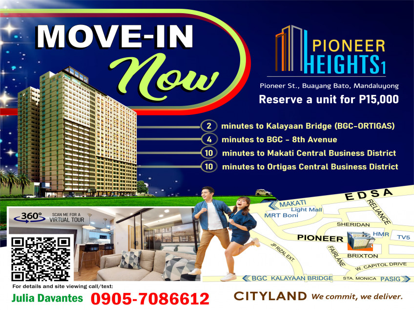 Cityland - Pioneer Heights 1, Office, Commercial and Residential Condominium