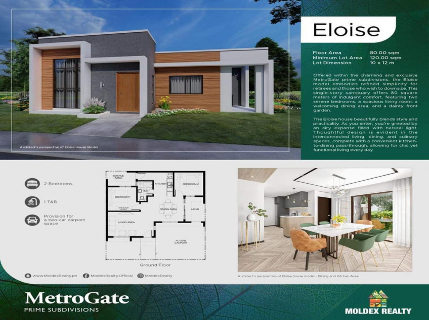 New Release Bungalow Type Model Eloise In San Jose Del Monte Bulacan