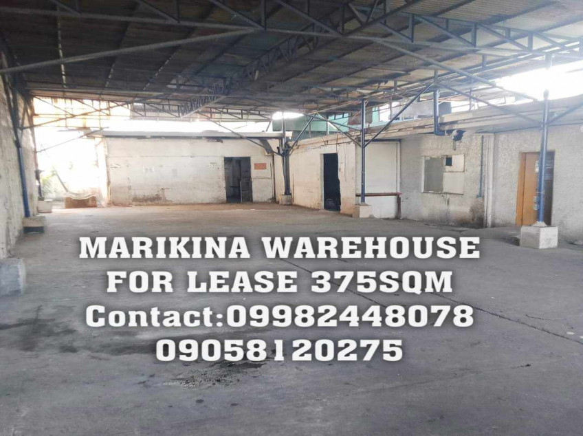 Marikina Warehouse for Lease 375 SQM - Flood Free
