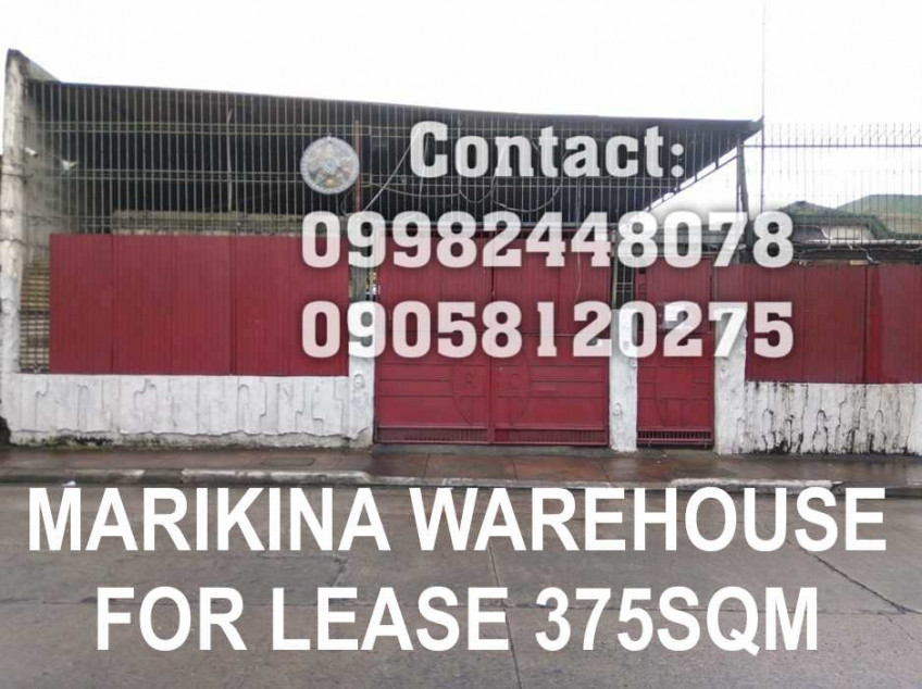 Marikina Warehouse for Lease 375 SQM - Flood Free