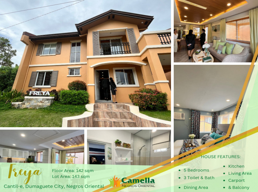 House For Sale (Freya Model Unit) Camella Homes, Negros Oriental