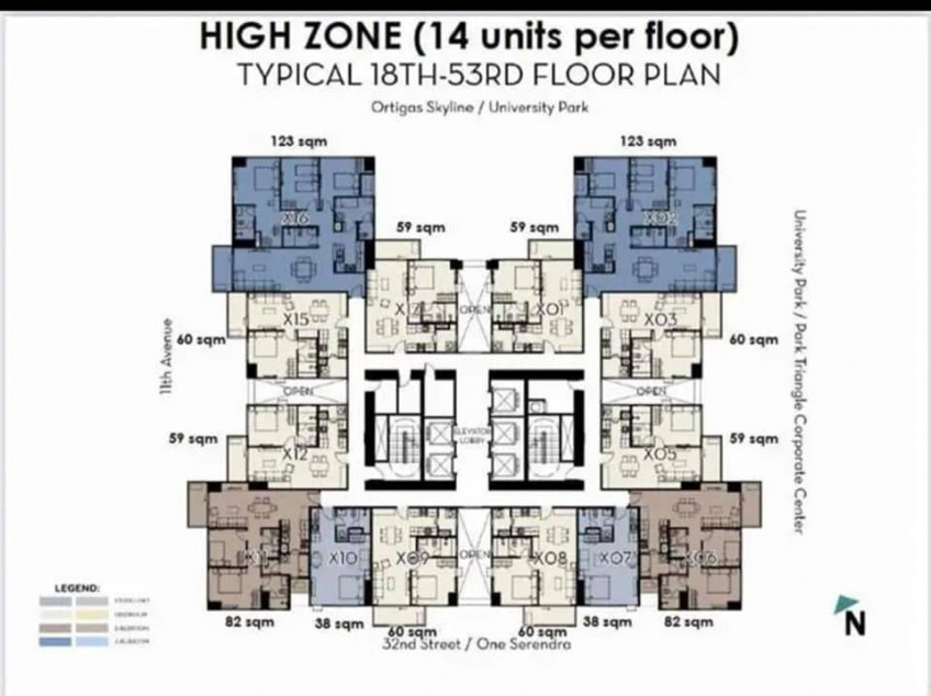 Condo Unit At Alveo Park Triangle Tower BGC, Taguig