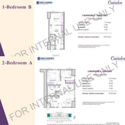 For Resale: 2 Bedroom Unit At The Camden Place Malate, Manila