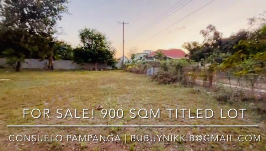 Lot For Sale In Consuelo, Floridablanca, Pampanga