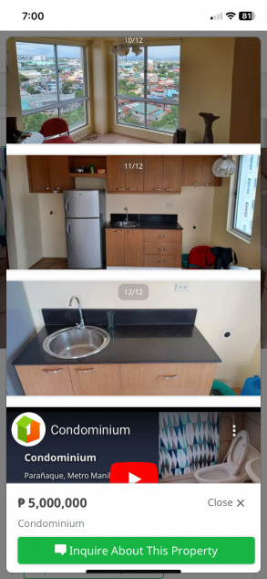 Condo Unit For Sale At Lakefront Presidio Condominium Sucat, Parañaque