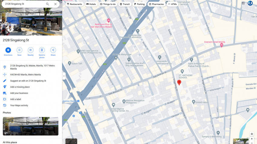 843 Commercial Lot Along Singalong St., Manila For Rush Sell