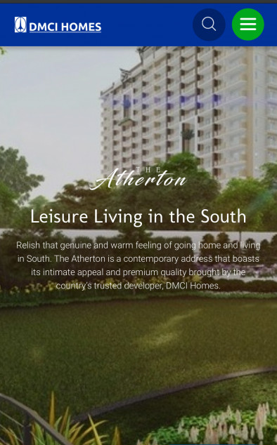 1 BR Condo Unit, The Atherton, DMCI At Paranaque