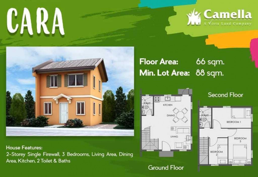 Pre-Selling Cara Single Firewall House In Negros Oriental
