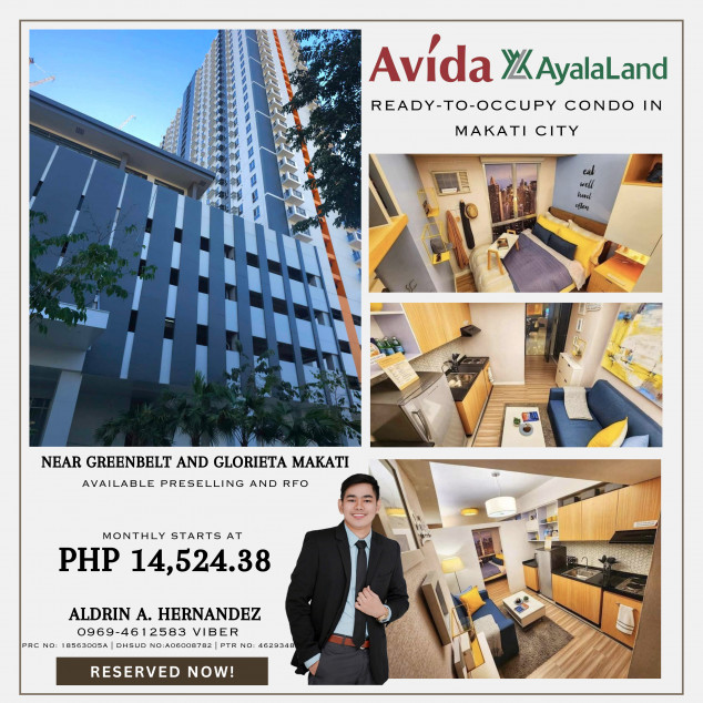 Studio Unit Condo For Sale In Makati Near Glorietta Greenbelt Makati Medical Center and Ayala Ave