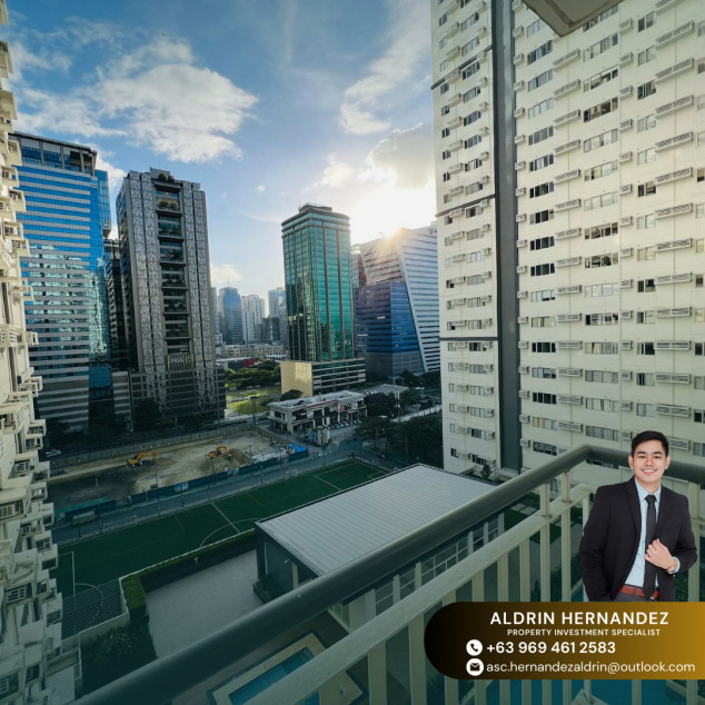 For Sale 1-Bedroom With Balcony Condo For Sale In BGC Taguig Near Uptown Mall