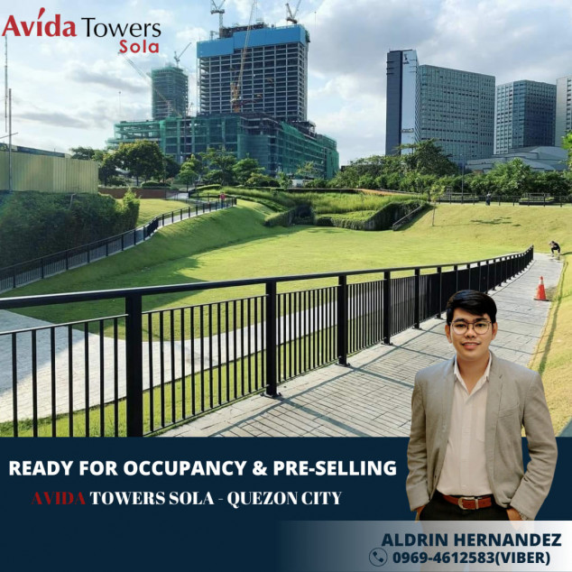 Avida Towers Sola Vertis North Quezon City Beside Solaire Near Trinoma And SM North