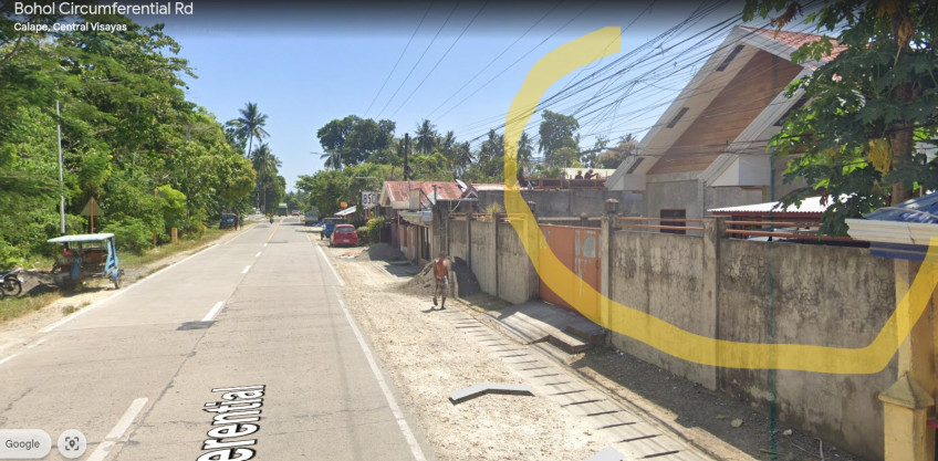 House And Lot Along National Highway Tubigon, Bohol