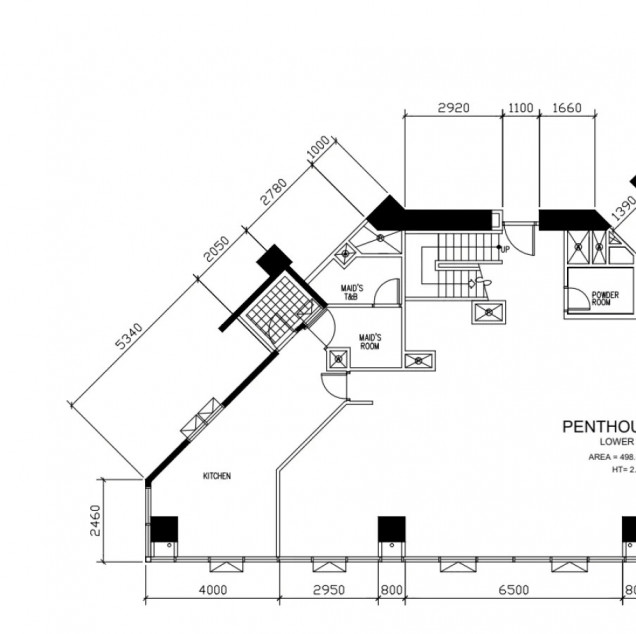 3BR Bi-Level Penthouse With Golf Course View At Lee Gardens Mandaluyong