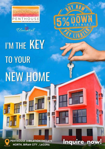 RFO Rent To Own 3-Storey Townhouse In Biñan, Laguna