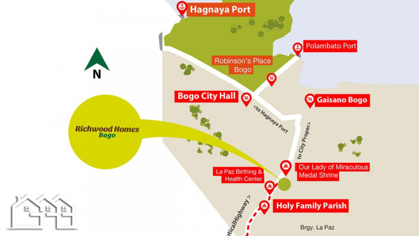 Richwood Homes Bogo - 120 SQM Lot Only Brgy. La Paz, Bogo City