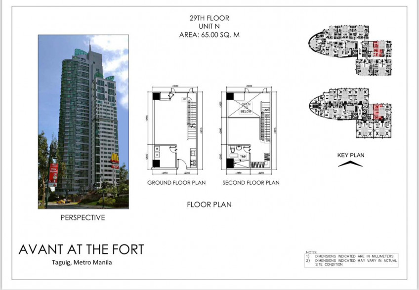 For Sale One Bedroom In Avant Fort, BGC Taguig City