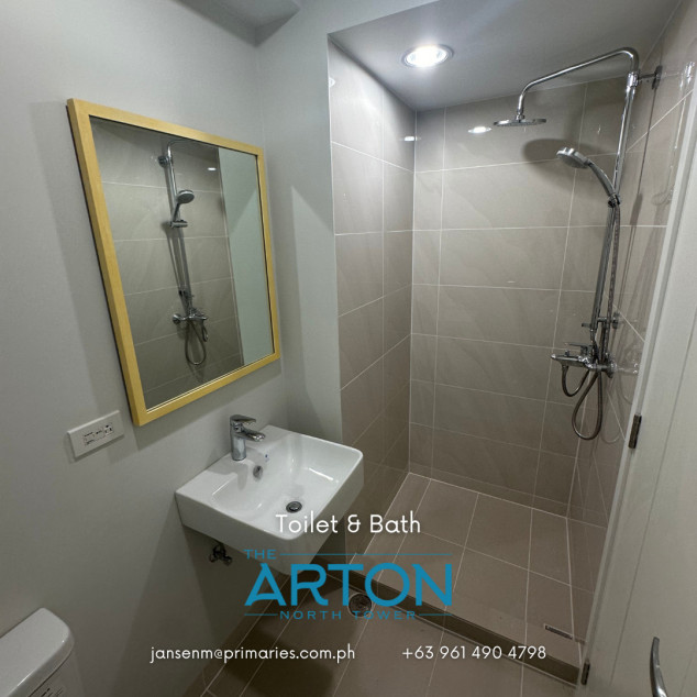 Studio Unit (27 SQM) With Parking, Arton By Rockwell Katipunan, Quezon City