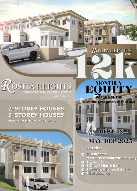 For Sale Pre-Selling 2 Bedroom 2-Storey Townhouse For Sale In Consolacion, Cebu