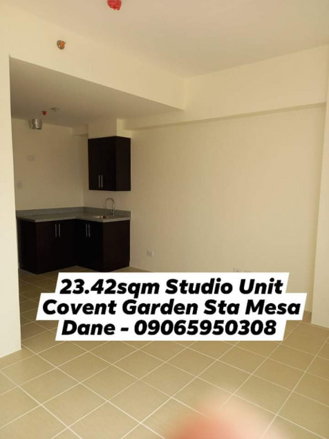 10K MONTHLY Studio RFO Rent To Own Condo In Sta. Mesa, Manila