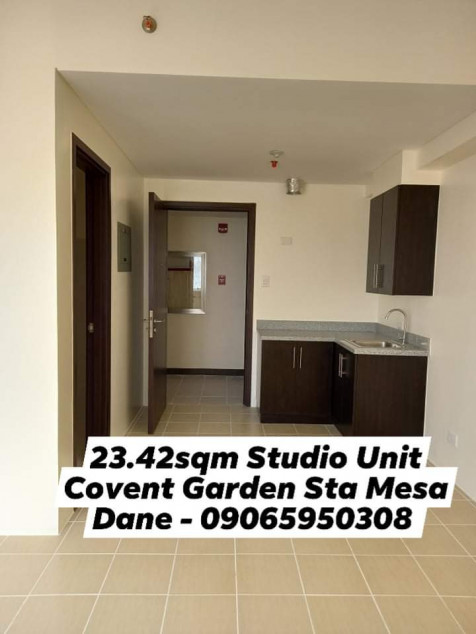 10K MONTHLY Studio RFO Rent To Own Condo In Sta. Mesa, Manila