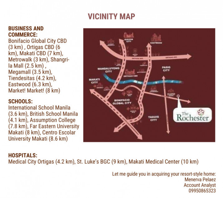 The Rochester Garden 1 Bedroom Condo For Sale San Joaquin Pasig City