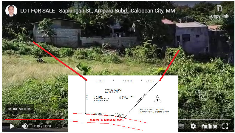 862 SQM Vacant Lot, 22.34 Meter Frontage At Saplungan St., Amparo Subd., Caloocan