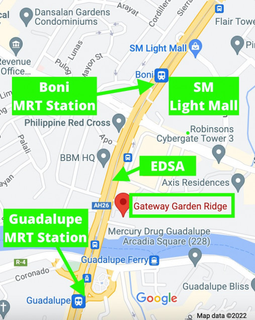 Gateway Garden Ridge Along EDSA Mandaluyong Loft Type 12k Monthly