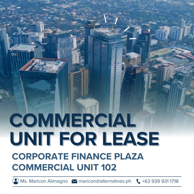 Corporate Finance Plaza Commercial Unit 102 In Ortigas Center