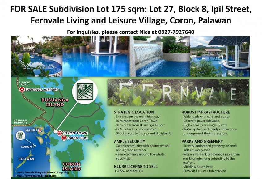 Titled Subdivision Lot For Sale In Coron, Palawan