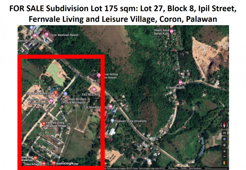 Titled Subdivision Lot For Sale In Coron, Palawan
