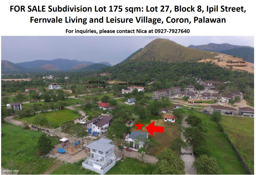 Titled Subdivision Lot For Sale In Coron, Palawan