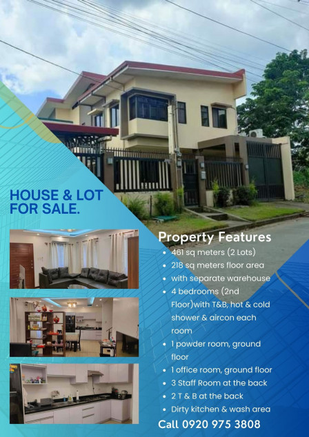 House & Lot With Warehouse For Sale In Dasmariñas Cavite