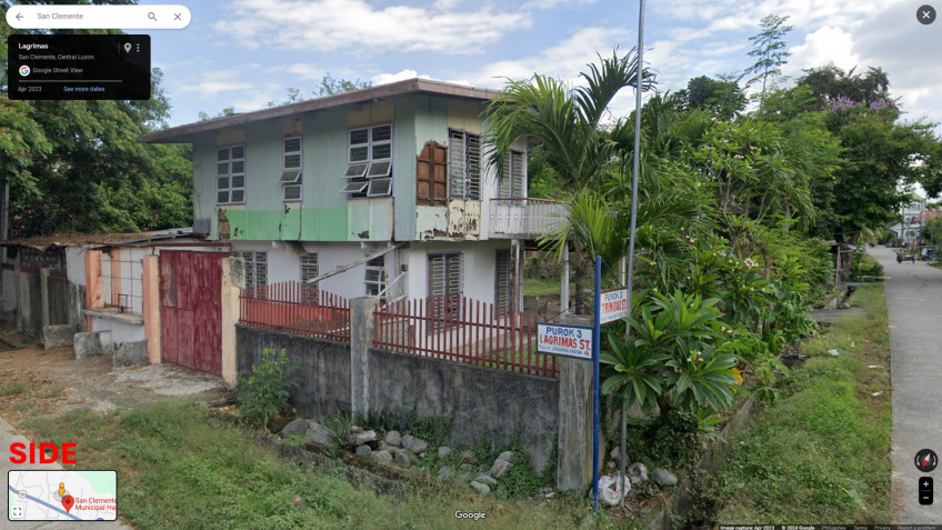 Corner Lot Fronting Town School In San Clemente, Tarlac