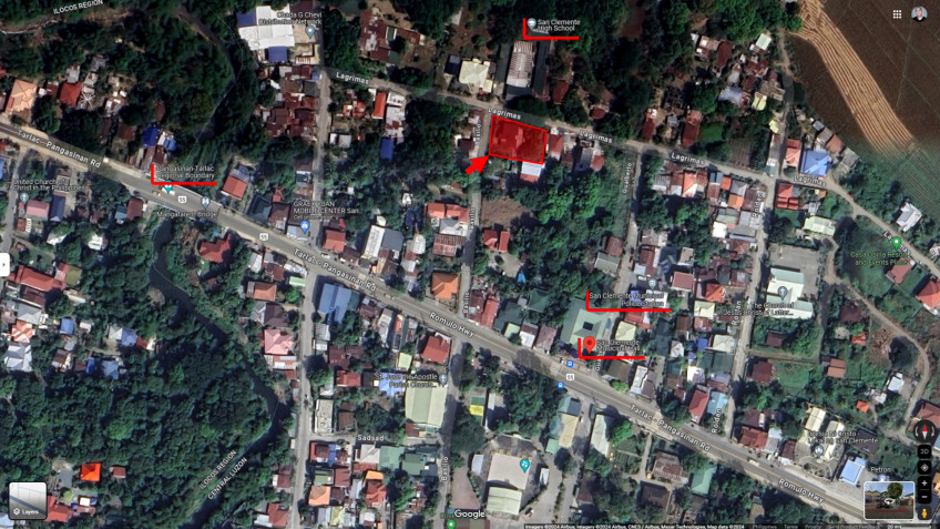 Corner Lot Fronting Town School In San Clemente, Tarlac