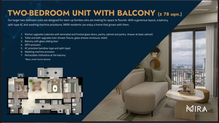 Mira By RLC Residences Studio Unit In Cubao, Quezon City