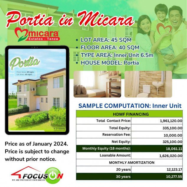 Portia In Micara Tanza, Cavite