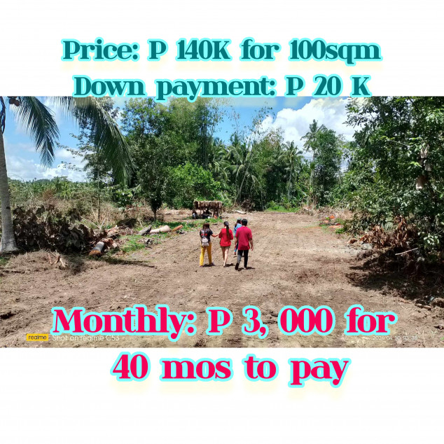 Affordable Lot for Sale / Installment In Compostela Valley