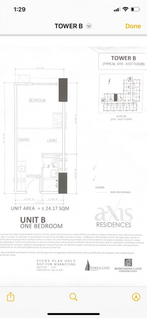 RFO One Bedroom Condo At Axis Residences, Mandaluyong