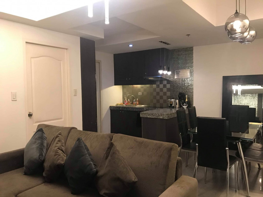 Furnished 1 BR Unit With Parking At ADB Avenue, Ortigas