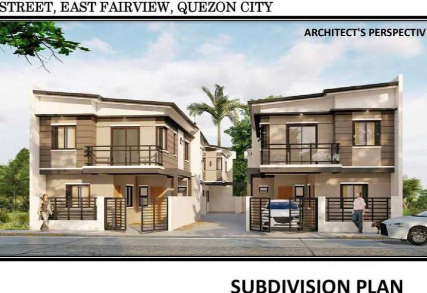 Pre-Selling Modern 2-Storey Townhouse In East Fairview, Quezon City