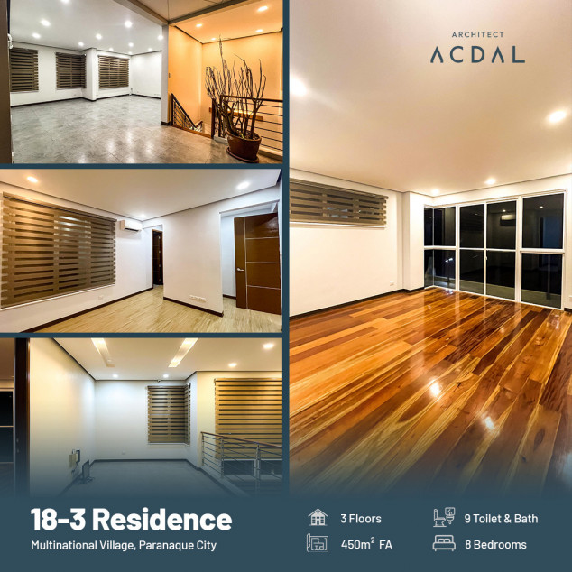 Brand New 8-Bedroom 450 SQM Residence for Sale/Rent in Parañaque