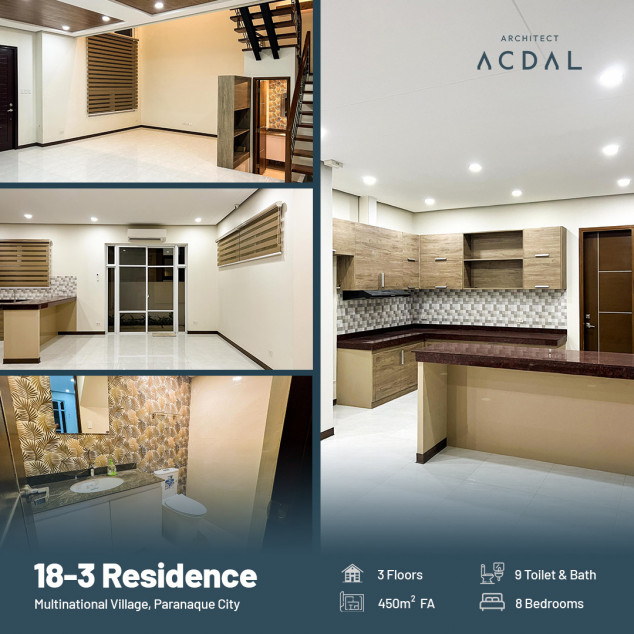 Brand New 8-Bedroom 450 SQM Residence for Sale/Rent in Parañaque