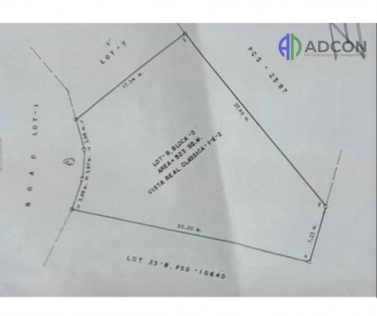Vista Real Classica Residential Lot For Sale In Quezon City