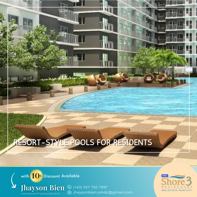 For Airbnb Business — 1 Bedroom With Balcony Family Suite A SMDC Shore 3 Pasay